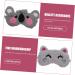 FOMIYES Sleep Masks & Eye Covers - 6 Pcs Light Blocking Eye Shades for Men & Kids - Plush Bunny Animal Design - Ideal for Travel & Sleeping - Buy Online on GoSupps.com