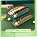 Healvian 2pcs Egg Storage Box Egg Drawer for Refrigerator Egg Tray Egg Cartons Automatic Drawer Box Green 33x9.2cm - Buy Online on GoSupps.com