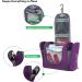 Large Waterproof Travel Toiletry Bag for Women and Men - Purple Hanging Toiletry Organizer for Bathroom and Travel - Makeup Bag Included - Buy Online on GoSupps.com