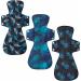 4-Piece Set: Medium Wet Bag & 3 16 Regular Charcoal Bamboo Mama Cloth Pads - Blue Whale Design - Buy Online on GoSupps.com