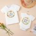Miyababy Matching Sister Romper Set - Big & Little Sister Cotton T-Shirt Jumpsuit 0-3 Months - Buy Online on GoSupps.com