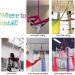 Aerial Yoga Deluxe Equipment Set - 11 yards Hammock Swing for Aerial Acrobatics & Dance - Black - Buy Online on GoSupps.com