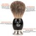 VIKINGS BLADE Luxury Shaving Brush for Men - Dark StallionisdigitUltra Heavy Acrylic & 316L Steel Handle - Strong Knot, Minimal Shedding - Fast Lather - Smooth & Plush on Skin - Buy Online on GoSupps.com