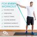 Coresteady Resistance Band Set for Men & Women - Build Strength & Flexibility - Fitness, Stretching, Pilates, Physio & Yoga - 2 Metre Length - Exercise Guide Included - Buy Online on GoSupps.com
