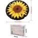 MIAOLLUN Sunflower Latch Hook Rug Kit - DIY Crochet Yarn Embroidery Decoration - 20.4 X 20.4 (52 * 52cm) - Buy Online on GoSupps.com