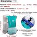 Azarxis 5L Ultra-Light Drinking Bag & Hydration Pack for Running Jogging Hiking - Trail Running Backpack with 500ml Soft Flask (Orange) - Buy Online on GoSupps.com