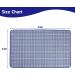 OUTCREATOR 2 Pack Waterproof Incontinence Bed Pads (34 x 54) - Non-Slip, Machine Washable - Ideal for Toddlers, Kids, Adults, Pets - Light Blue Grid Design - Buy Online on GoSupps.com