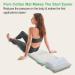 Ayurmat Premium Acupressure Mat & Pillow Set - Eco-Friendly Linen & Coconut Fiber Ergonomic Design for Stress Relief Includes Carrying Bag - Full Body Professional (Gray) - Buy Online on GoSupps.com