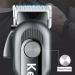 Professional Cordless Hair Clippers for Men - Rechargeable Electric Barber Haircutting Kit KM-1132 | Adjustable Trimmer & Fade Clipper - Buy Online on GoSupps.com