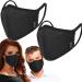 2-Pack Unisex Washable Cotton Masks - 100% Reusable 3-Layer Protection for Men & Women - Buy Online on GoSupps.com