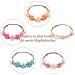 Shop Vegcoo 5-Piece Wedding Rose Flower Crown Headband - Perfect for Brides Girls & Festivals | Ideal for Travel Photography & Parties - Buy Online on GoSupps.com