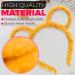 Winter Plush Headband with Bear Ears | Yellow Makeup Hair Accessories for Women - Fashion Hoop Bandana Gift - Buy Online on GoSupps.com