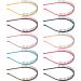 Quesuc 10 Pieces Unisex Metal Teeth Comb Hair Hoop Hairband Headband Hair Accessories Multicolor - Buy Online on GoSupps.com