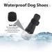2 Pair Dog Boots for Injures Paws Waterproof Anti-Slip Dog Shoes with Adjustable Reflective Straps Dog Socks Paws Stop Licking Dog Crocs Paw Protector Black - Buy Online on GoSupps.com