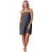 XX-Large Dark Gray Quick Dry Waffle Spa Wrap with Adjustable Closure | Lightweight Bath Robe Direct - Buy Online on GoSupps.com