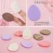 12-Piece Mini Triangle Makeup Puff Set for Setting Mineral Loose Powder (Pink Nude) - Buy Online on GoSupps.com