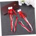 TOYANDONA 2 Pairs Womens Barrettes for Hair Kimono Hair Clip Womens Hair Clips Hanfu Headwear Goody Hair Clips for Women Headwear for Women Blush Decor Tassel Trim Cosplay Girl Tool Red - Buy Online on GoSupps.com