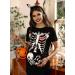 G and PL Halloween Pregnancy Womens Top Maternity Funny Graphic Shirt - Skeleton Design | S-XXL - Buy Online on GoSupps.com