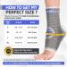 2 Pack Ankle Support for Sprained Ankle Plantar Fasciitis Relief Achilles Tendonitis Support Ankle brace Support for Men & Women Ankle Compression Socks Support for Ligament Damage Sports S Grey - Buy Online on GoSupps.com