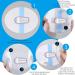 48-Piece Transparent Waterproof Adhesive Patches for G6 Overpatch - Sweatproof Protection for Continuous Glucose Monitor (Blue) - Buy Online on GoSupps.com