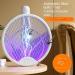 Folding Mosquito Swatter Electric Mosquito Swatter USB Purple Light Mosquito Trap Electric Mosquito Killer Lamp 1 Pack 2 Pack White 2 piece set - Buy Online on GoSupps.com