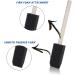 Conda Foam Brush Set 1 inch 58 Pack - Wood Handle Paint Brushes for Acrylics, Stains, Varnishes, Crafts - Lightweight and Durable - Buy Online on GoSupps.com