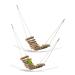 Relaxdays bird toy ladder set of 2 bird cage accessories for budgies canaries wood bird ladder natural