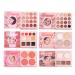 Palette de maquillage poudre de surligneur longue dur e et blouissante palette de fards paupi res | Pour femmes et filles Saint-Valentin mariage voyage vacances f te camping