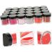 Healvian 48 Boxes Nail Crystal Powder Nail Carving Powder DIY Manicure Powder Arycil Powder Dip Powder Pp - Buy Online on GoSupps.com
