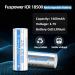 18500 Rechargeable li-ion Battery 3.7V 1400Mah Batteries for LED Torch Falshlight 4pcs 18 * 50mm - Buy Online on GoSupps.com