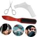 Baluue 2 sets Black Grooming Bristle Handy Brushes Straight Lip Comb Boar Mens Tools Scissor 1 g (Pack of 1) Assorted Colorx2pcs - Buy Online on GoSupps.com