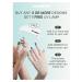 NAMICO Semi Cured Gel Nail Strips - 20 pcs Glaze Gel Nail Stickers for Easy & Long Lasting Salon Quality Nails - Meteor Design with Prep Pads, Nail File & Wood Stick - Buy Online on GoSupps.com