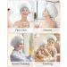 Mikimini Shower Hood 2-Pack for Girls & Women - Waterproof Washable Soft & Sweet - XL White - Buy Online on GoSupps.com