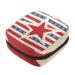 Menstruation pad bag with zipper women's napkin bag tampons collective bags for women and girls (American patriotic stars)