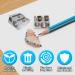 12Pcs Magnesium Pencil Sharpener Survival New Metal Pencil Sharpener with Double Holes Hand Pencil Sharpener for Pencils Schools Offices Art Projects - Buy Online on GoSupps.com