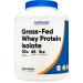 Nutricost Grass-Fed Whey Protein Isolate (Unflavored) 5LBS - rBGH Free Non-GMO & Gluten Free Unflavored 5 Pound (Pack of 1)