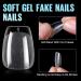 Tomicca Square Ultra Short Nail Tips 192 Half Matt Gel Full Cover & Acrylic Tips for Perfect Geln gel & Acryln gel Premium Quality International Shipping - Buy Online on GoSupps.com