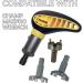 Champ Scorpion Stinger Golf Spikes Black/Yellow - Premium Performance - Buy Online on GoSupps.com