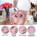 Buqikma 3-Layer Circle Eyelash Box with Mirror - Rose Gold Empty Lash Storage Case Organizer for Travel - Cosmetic Lash Holder Included - Buy Online on GoSupps.com