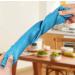Yygmss Blue Waterproof Bibs for Adults | Silicone Adjustable Washable & Easy to Clean Bibs for Men - Buy Online on GoSupps.com