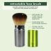 EcoTools Travel Kabuki Makeup Brush - Retractable Green Brush for Foundation, Blush, Bronzer & Powder - Travel Friendly & On The Go - 1 Count - Buy Online on GoSupps.com