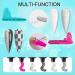 Vrenmol Poly Gel Set - 6 Pink Colors | Nail Extension Kit for Manicure | Professional DIY Nails at Home - Buy Online on GoSupps.com