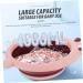 minkissy Folding Foot Basin Plastic Wash Basin Outdoor Tub Dish Tub Cartoon Wash Basin Small Wash Basin Portable Shampooer Folding Basin Fold up Sink Tpe Pink Bath Tub Travel Foldable 33X31X10CM Pink - Buy Online on GoSupps.com