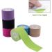 6 Rolls Kinesiology Tape Elastic Hypoallergenic Sports Tape Waterproof Physio Tape for Pain Relief Muscle & Joint Support (Mixcolor) - Buy Online on GoSupps.com