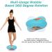 NALANDA Wobble Balance Board  Core Trainer for Balance Training and Exercising  Healthy Material Non-Skid TPE Bump Surface  Stability Board for Kids and Adults - Buy Online on GoSupps.com