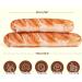 MEWAII 3D Bread Plush Pillow - 41cm Butter Toast Body Cushion & Cuddly Toy Gift for Kids - Buy Online on GoSupps.com
