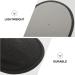 Milist Disposable House Shoes - Travel Cotton Slip-Ons Washable & Foldable Spa Footwear for Guests Hotels & Offices - Light Gray (20 Pieces) - Buy Online on GoSupps.com