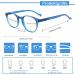 COJWIS 5 Pack Blue Light Filter Reading Glasses for Men & Women - Anti-Tiredness Sibrinium Glasses UV Protection (1.75X) - Buy Online on GoSupps.com