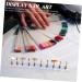 FRCOLOR 1 Set Nail Tools Press on Artificial Nails Stand Press on False Nails Holder Press on Faux Nails Holder Nail Art Practice Stand Nails Tips Practice Stand Wave Metal Nail Frame - Buy Online on GoSupps.com