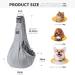 Petcute Sling Dog Carrier Bag for Small Dogs - Adjustable Padded Shoulder Strap & Safety Buckle - Front Pocket - Gray - Buy Online on GoSupps.com